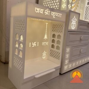 Small Corian Mandir with Backlit 3- designotemplestore.com