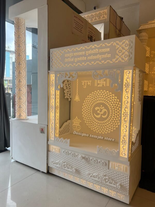 Om engraving Korian Marble Temple 2- designotemplestore.com