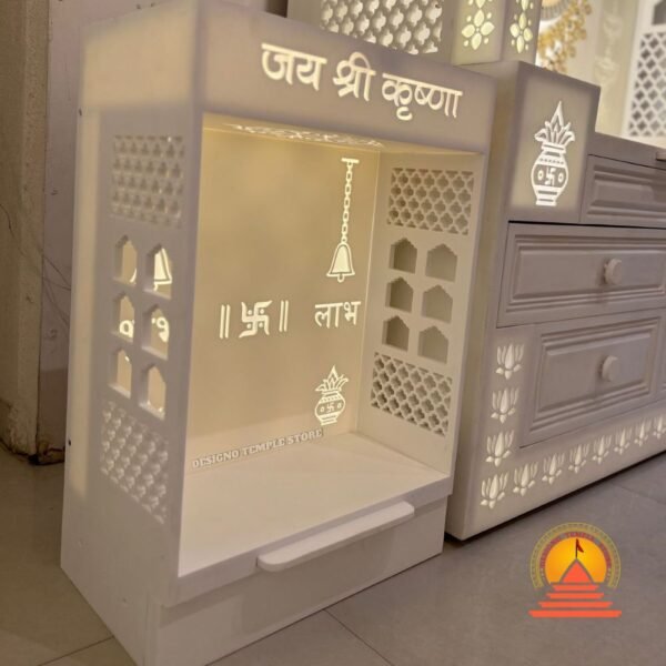 Small Corian Mandir with Backlit 2- designotemplestore.com