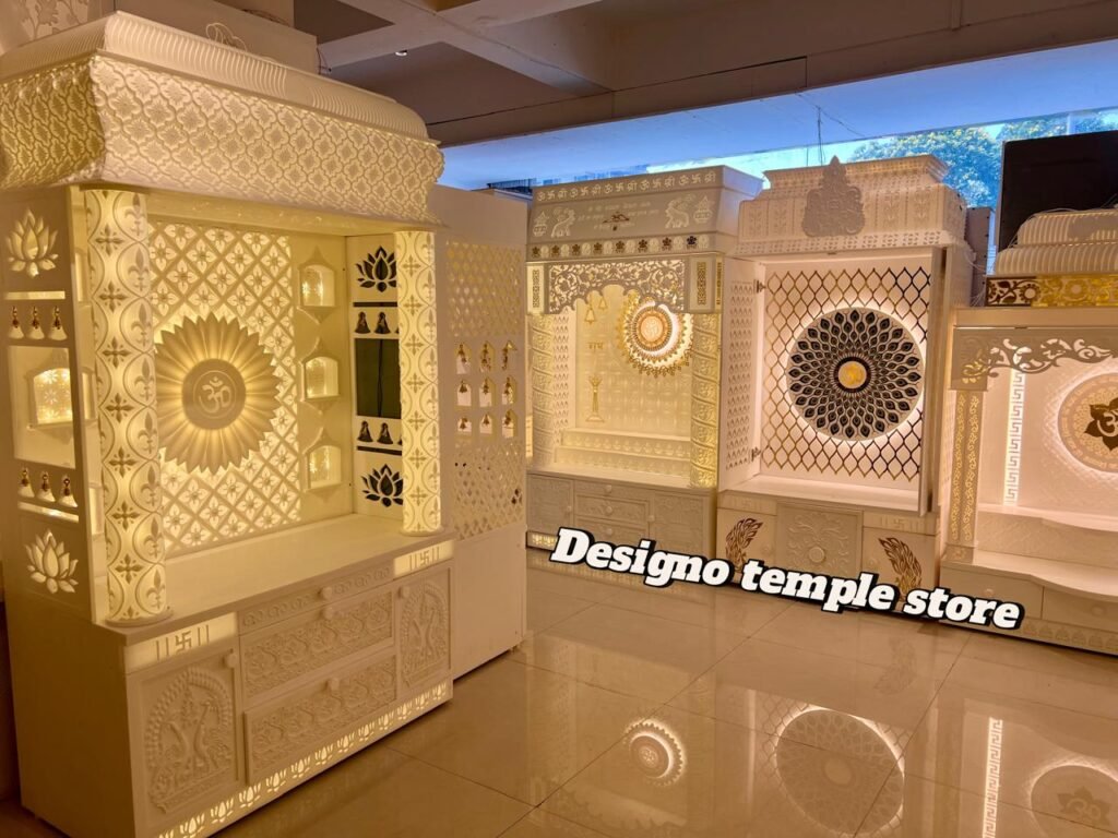 Designer Colorful Corian Mandir 2- designotemplestore.com