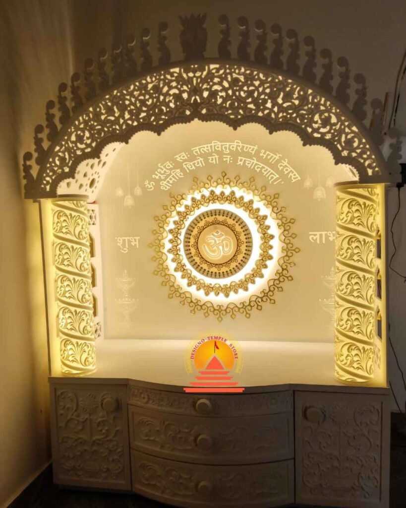 Om mandir big corian temple img1- designotemplestore